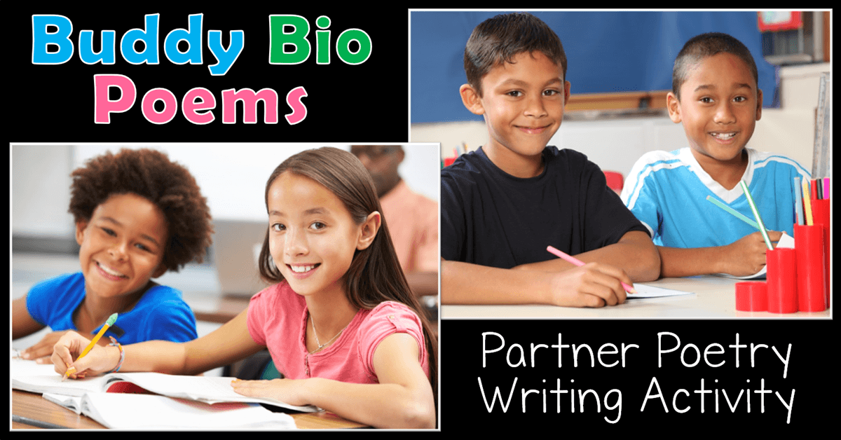 Buddy Bio Poems Partner Poetry Activity Buddy Bio Poems Partner Poetry Activity