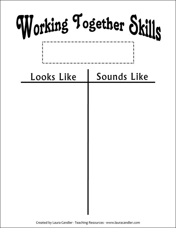 Social Skills Chart